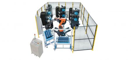 Robot Artikulasi 6 Sumbu - sel kerja polishing - YLM SEL KERJA POLISHING dengan Robot Artikulasi 6 Sumbu